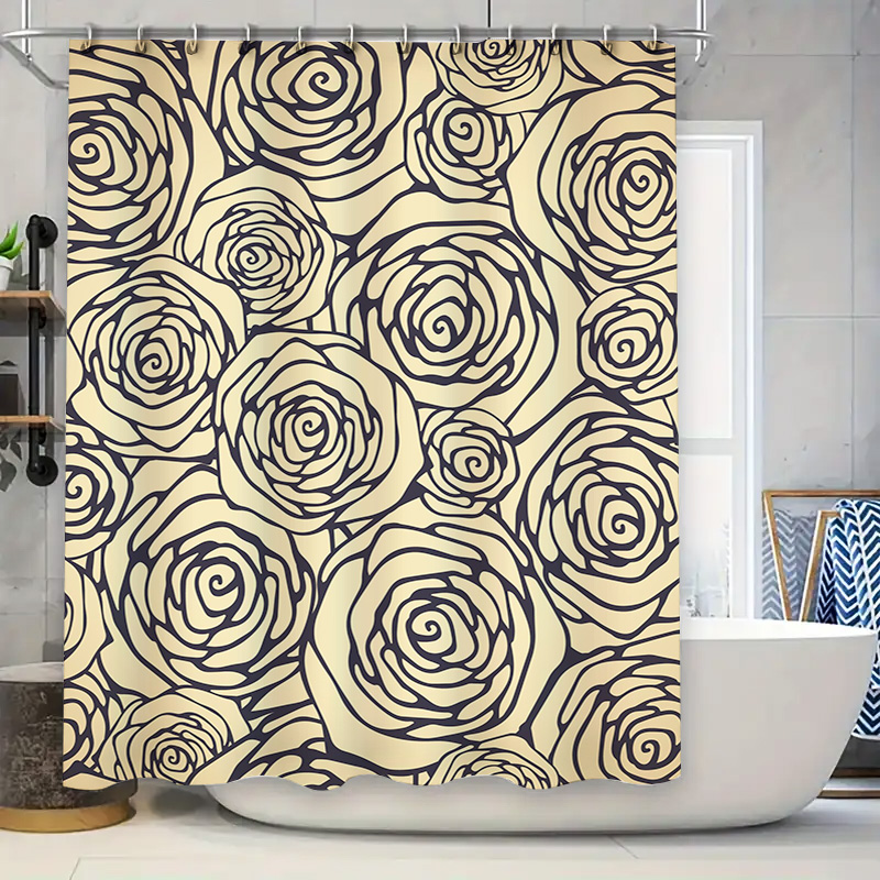 Home Bathroom Remodel - Rustieke Vintage Badkamer Decor Bloemenprint Douchegordijn