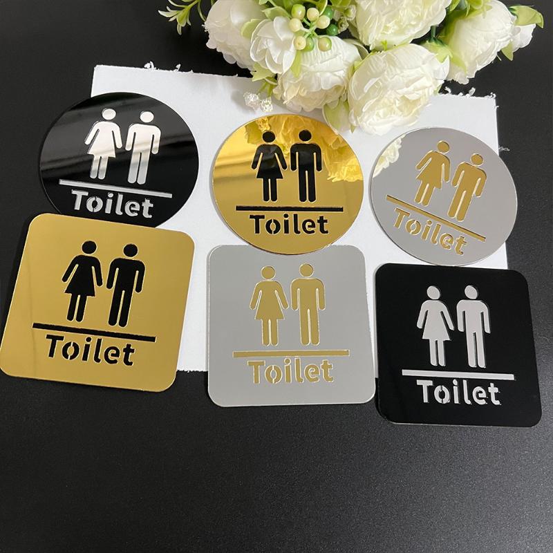 Jet Home Bathroom Mirrors - 3,94-inch acryl toiletbord voor mannen en