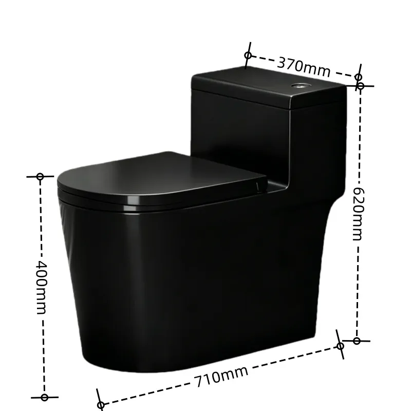 Home Bathroom Ware - voor Chaozhou Zwart Sifon Toilet Grote