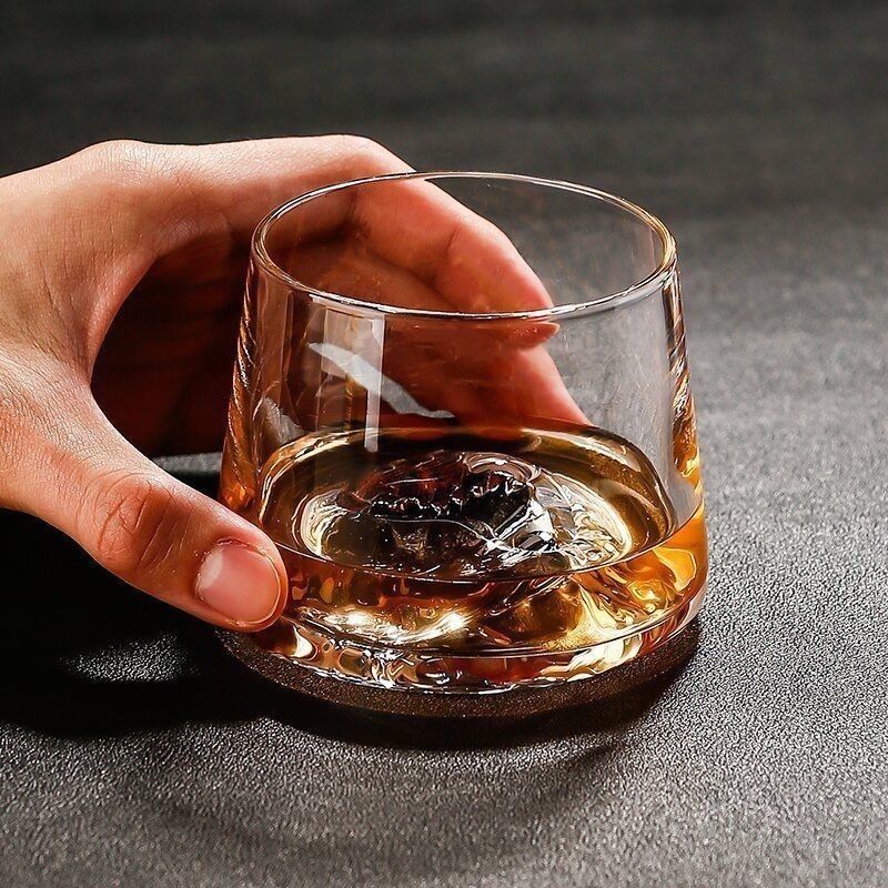 Yamazaki Home Bathroom Storage - Kristallen glazen whiskybeker, Japans drankglas, helder