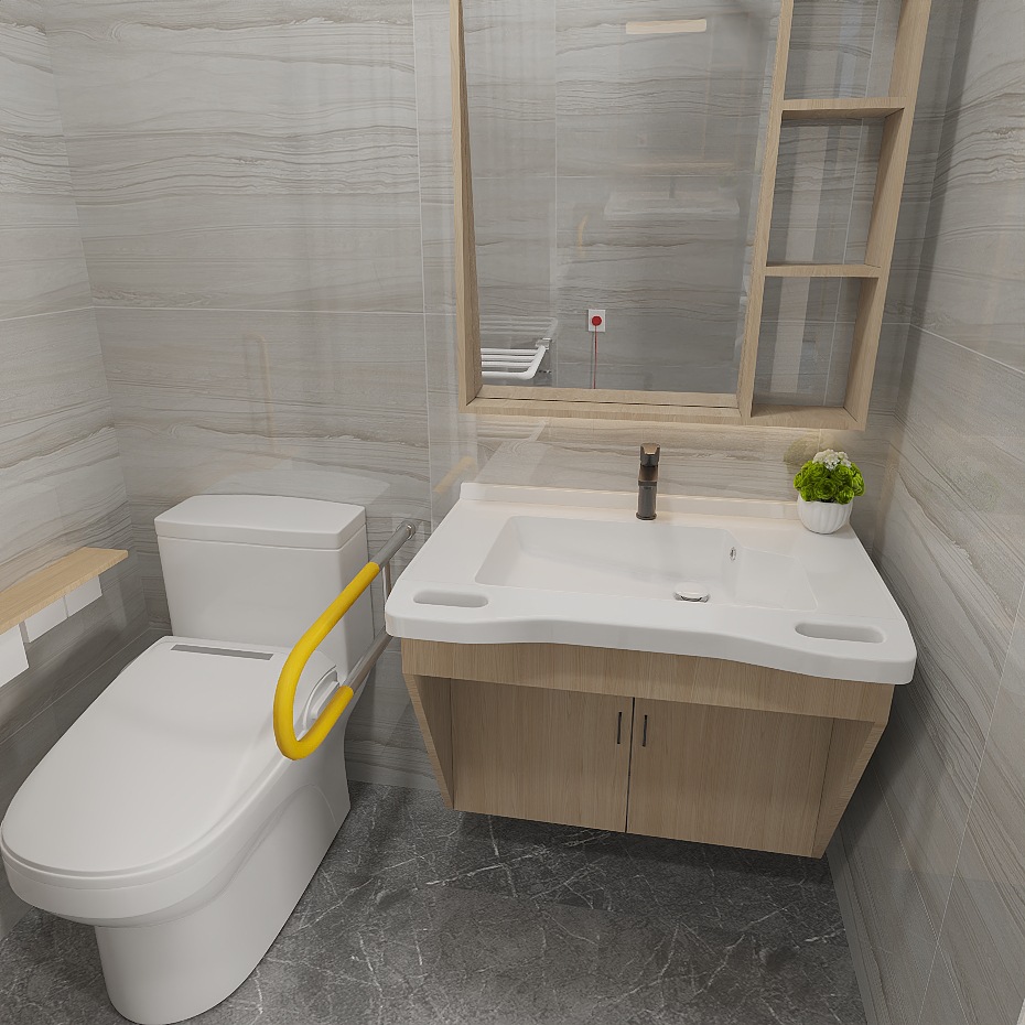 Home Bathroom Remodel - Badkamermeubel voor ouderen, seniorenverblijf, seniorenvriendelijke badkamerrenovatie,