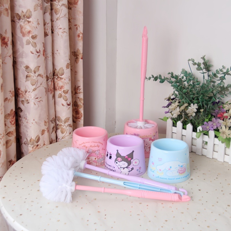 Home Bathroom Cleaning Kit - Hello Kitty toiletborstel met lange steel