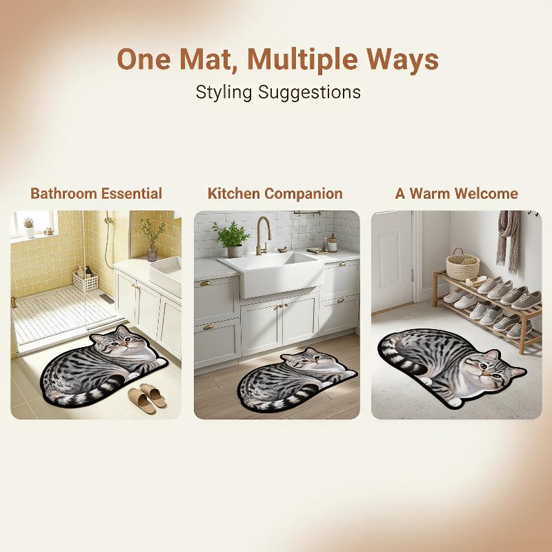 Diatomeeën badmat met schattig - Home Bathroom Ideas recensie en prijs