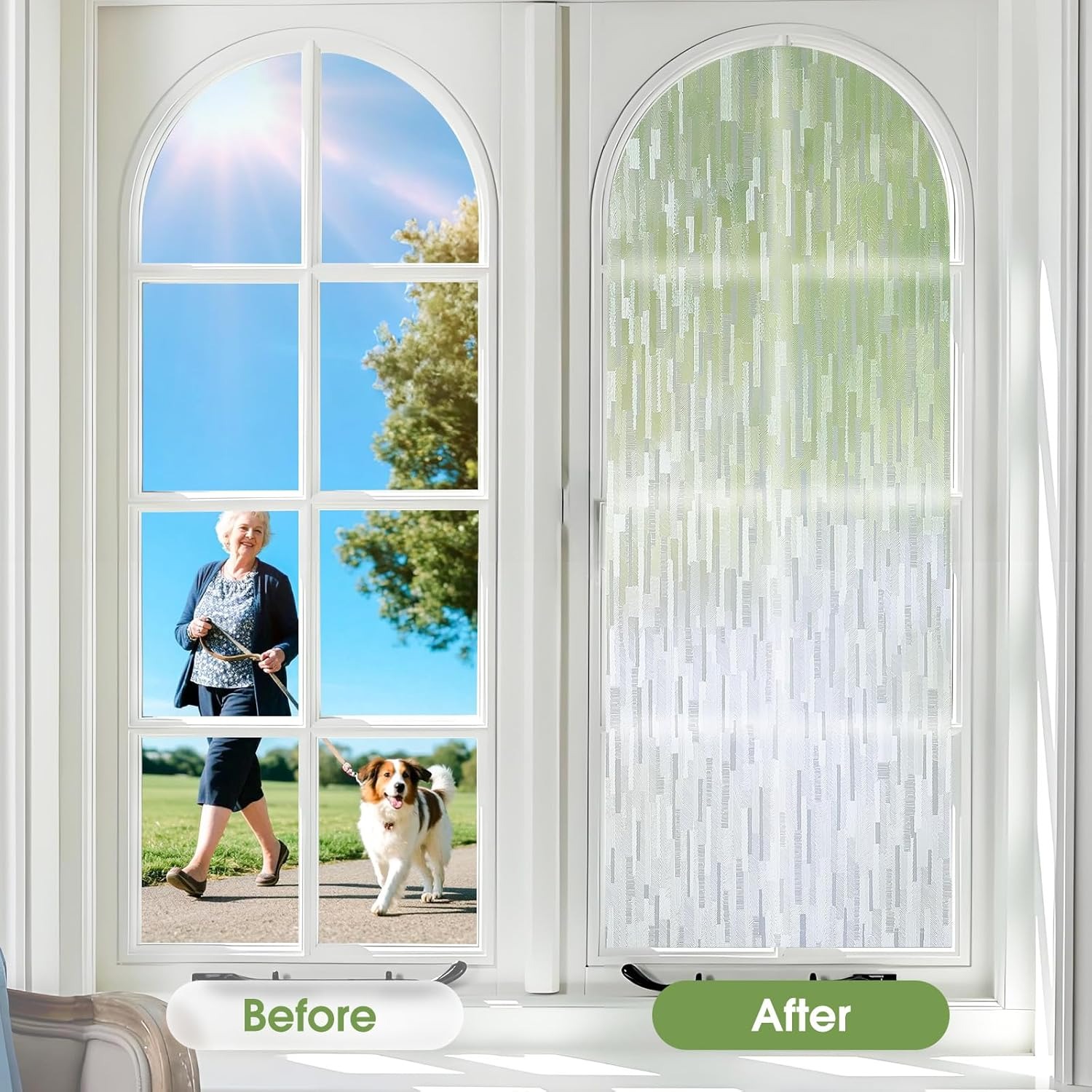 Matglas Privacyfolie, Zelfklev - Home Bathroom Window Tint recensie en prijs