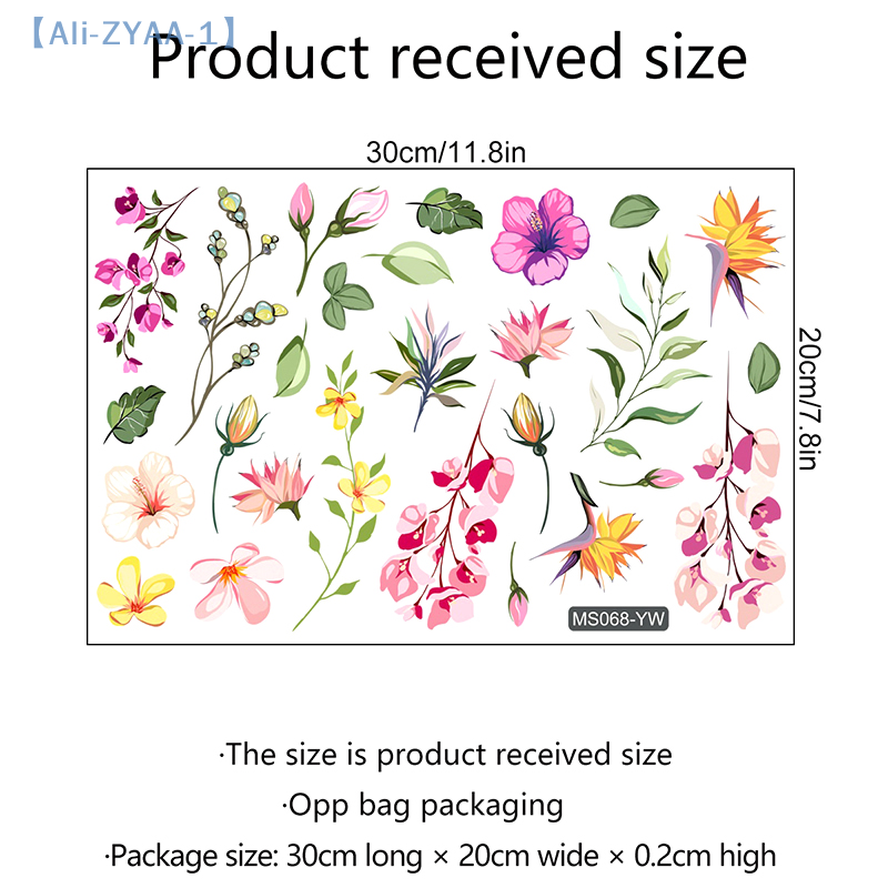 【ZYAA-1】Bloemen spiegelsticker - Jet Home Bathroom Mirrors recensie en prijs