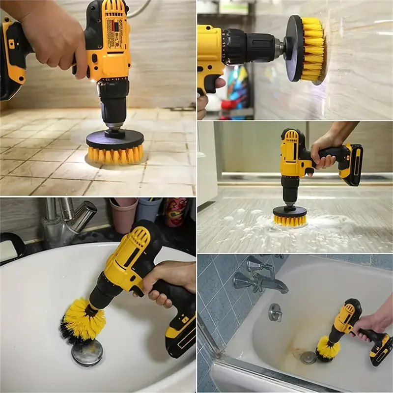 3-delige boorborstelset, krach - Home Bathroom Cleaning Kit recensie en prijs