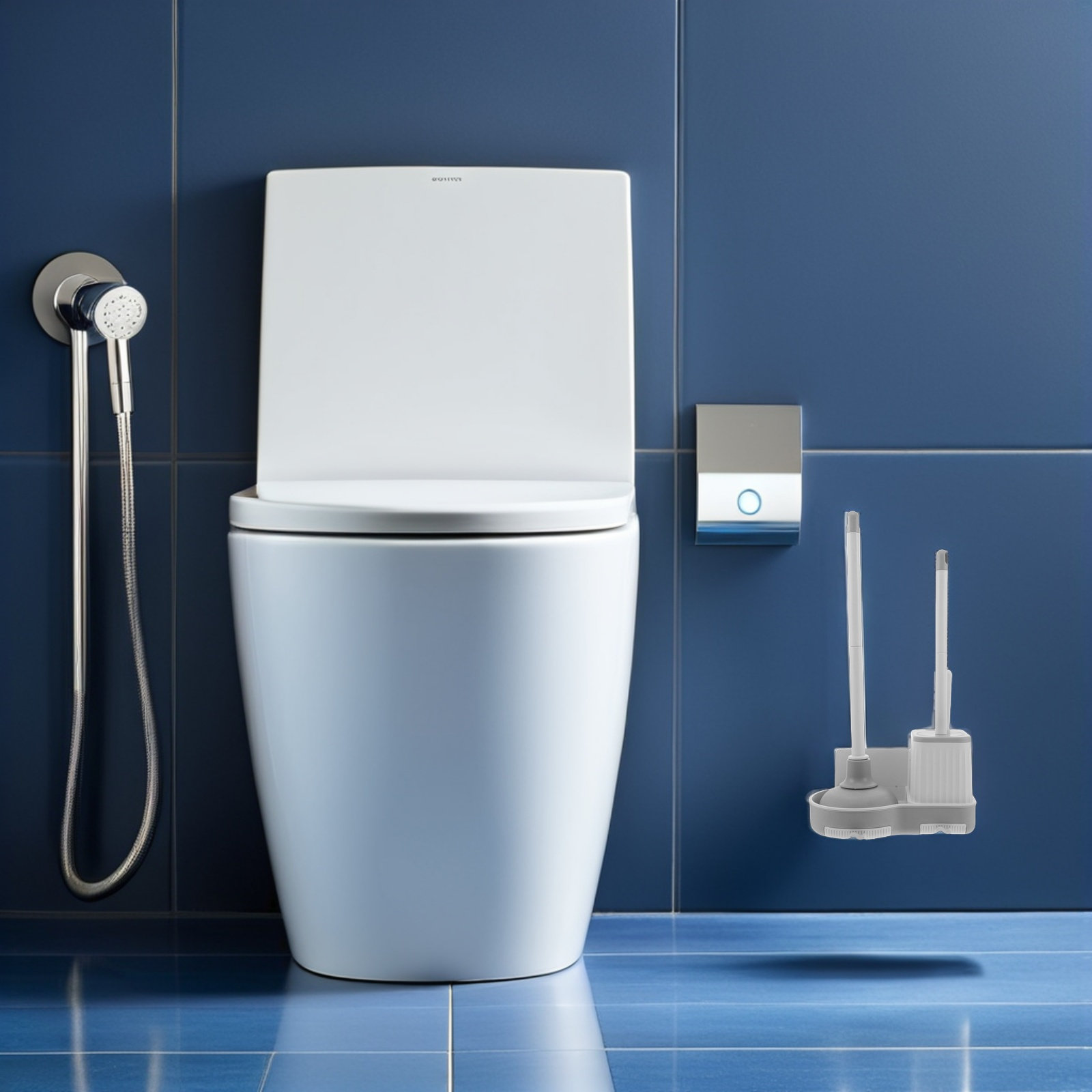 1 Set Toiletborstel en Plunjer - Home Bathroom Cleaning Kit recensie en prijs