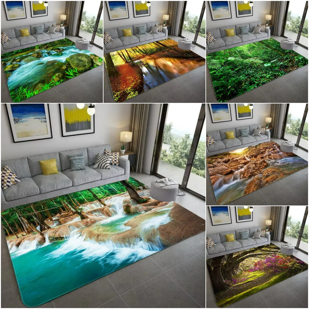 Natuur geïnspireerd 3D landsch - Home Bathroom Ideas recensie en prijs