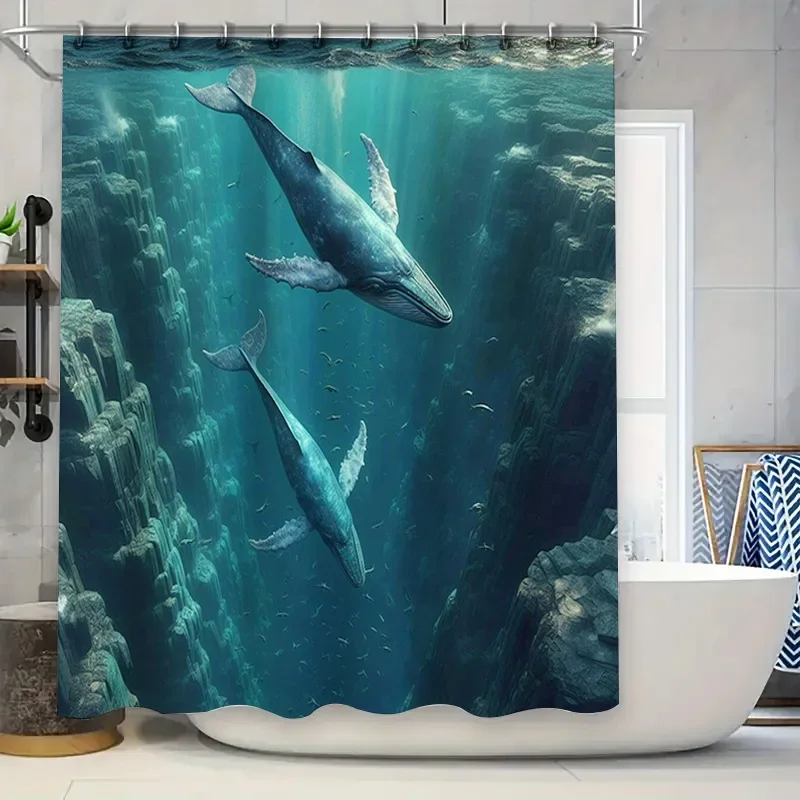 3D-geprint walvis douchegordij - Home Bathroom Remodel recensie en prijs