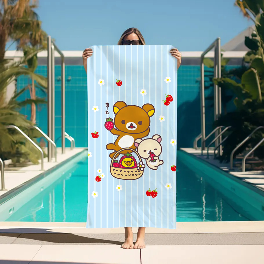 Grote badhanddoek Rilakkuma st - Home Bathroom With Sauna recensie en prijs